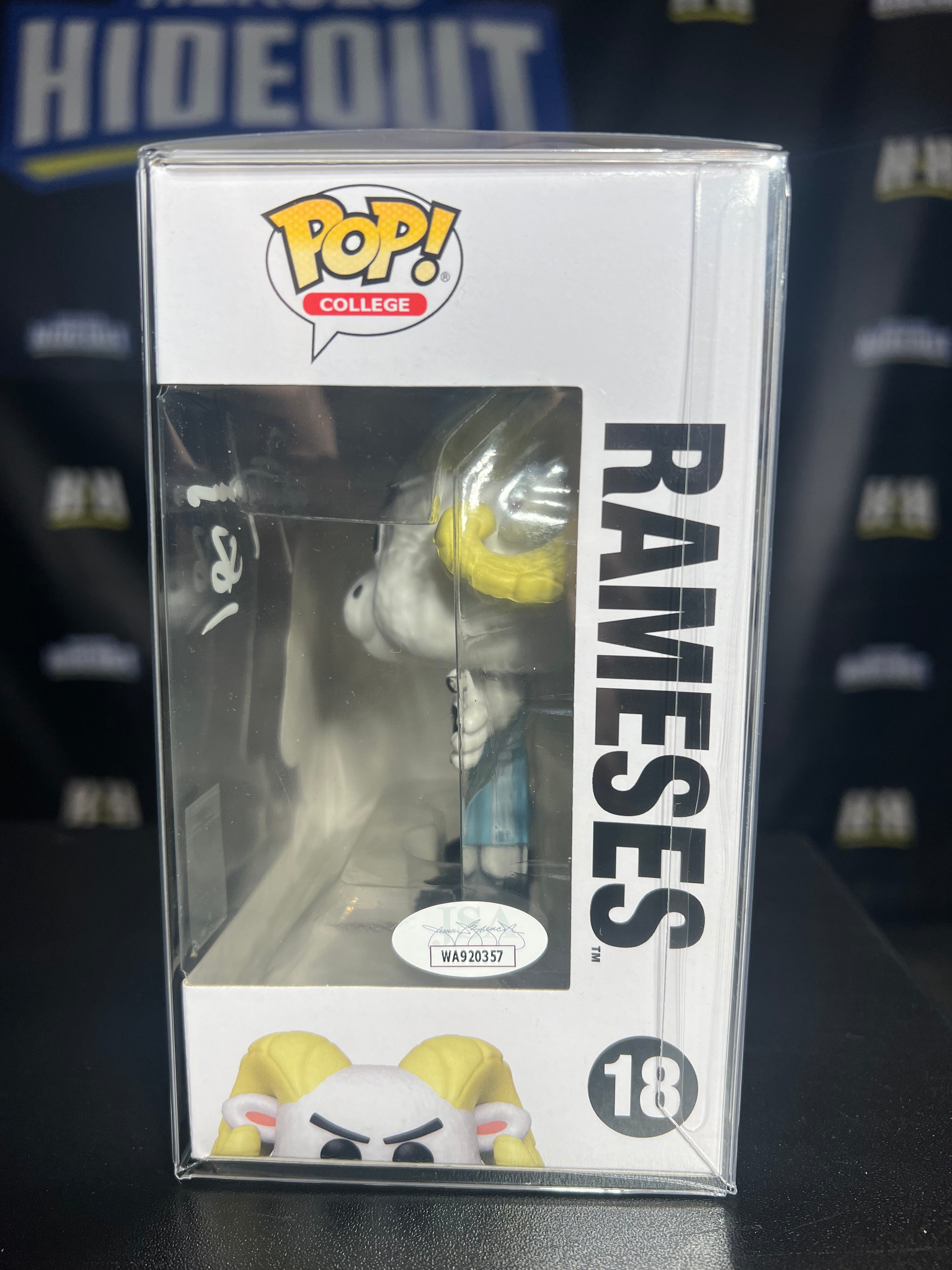 Rameses 18 Signed by Lawrence Taylor JSA Certified