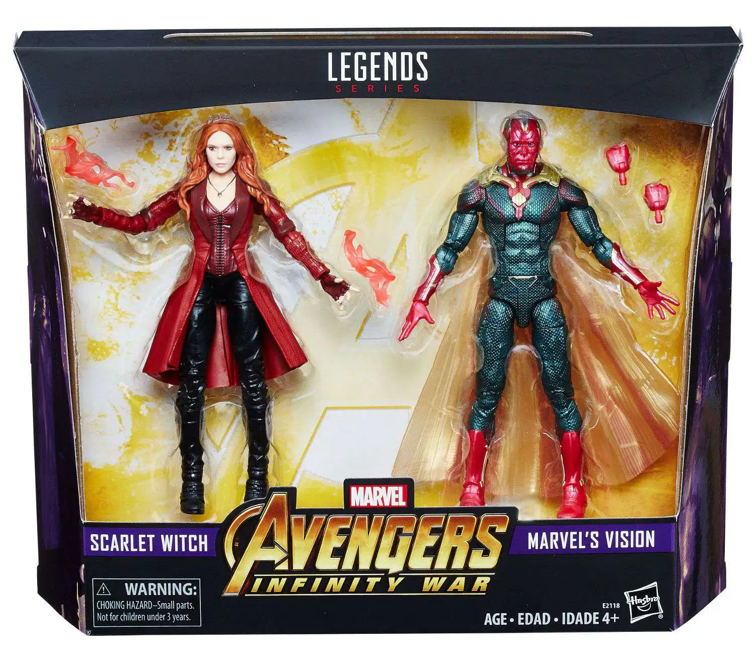 Marvel Legends Series : Scarlet Witch / Marvel's Vision 2 Pk. (Toys R Us Exclusive)