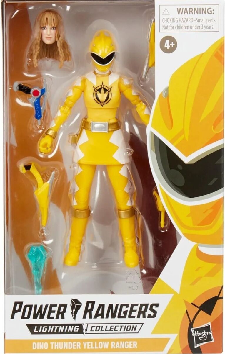 Power Rangers Lightning Collection : Dino Thunder Yellow Ranger (Opened)