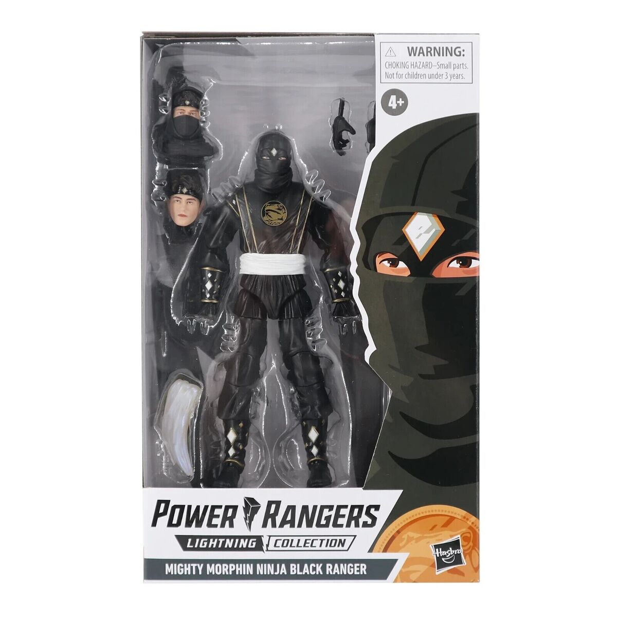 Power Rangers Lightning Collection : Mighty Morphin Ninja Black Ranger (Opened)
