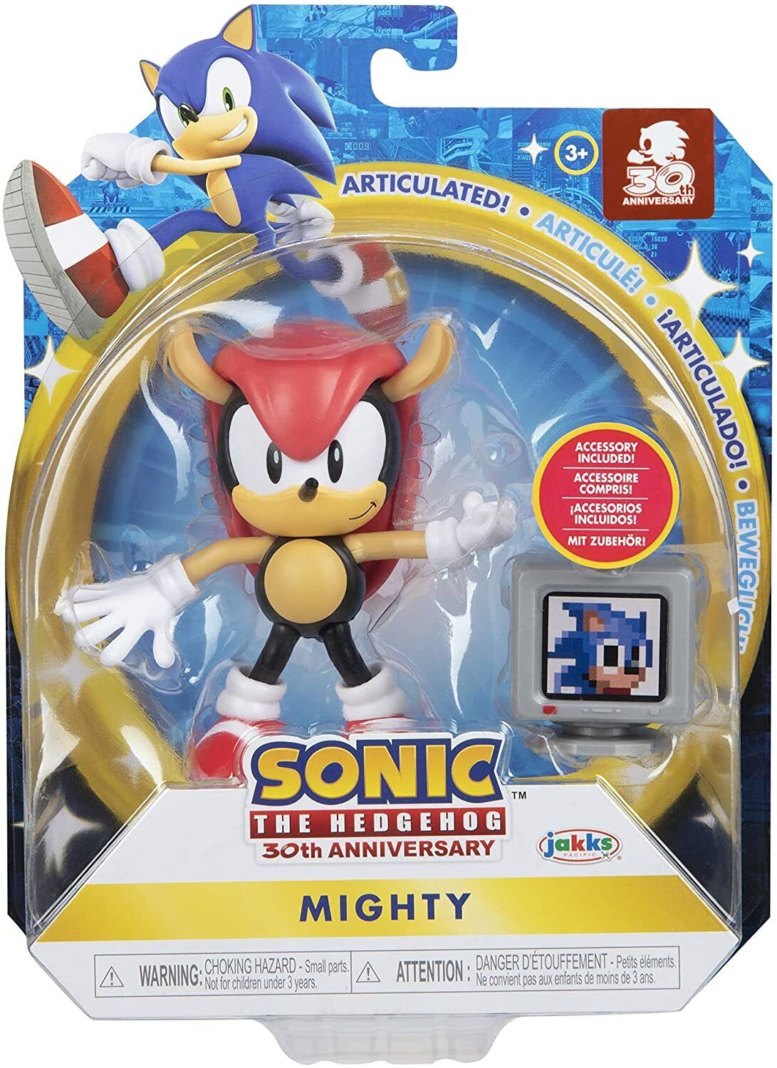 Sonic the Hedgehog : Mighty 4 in. Articulated Figure