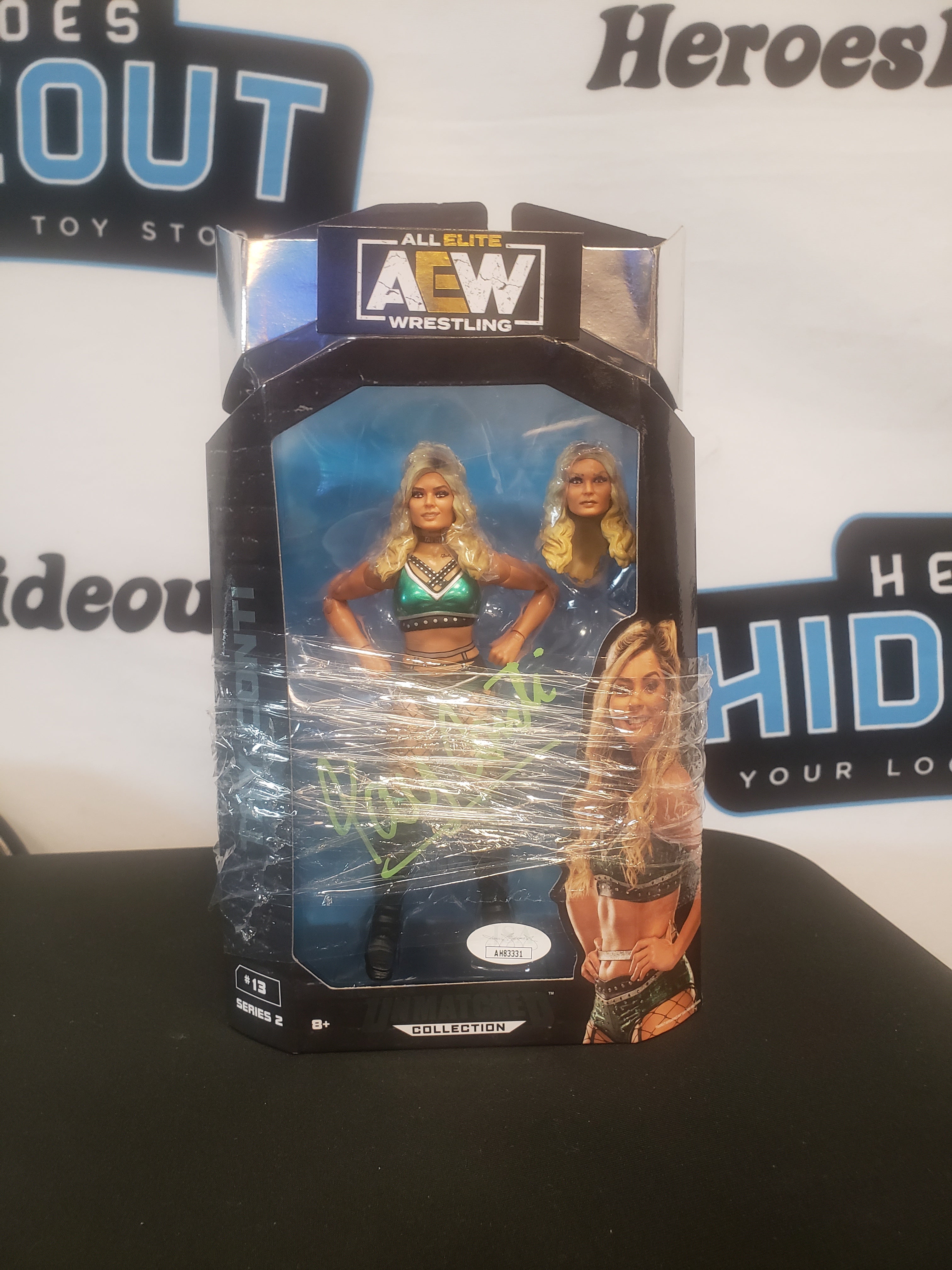 AEW Unmatched Series 2 Tay Conti Action Figure (Signed & JSA'd)