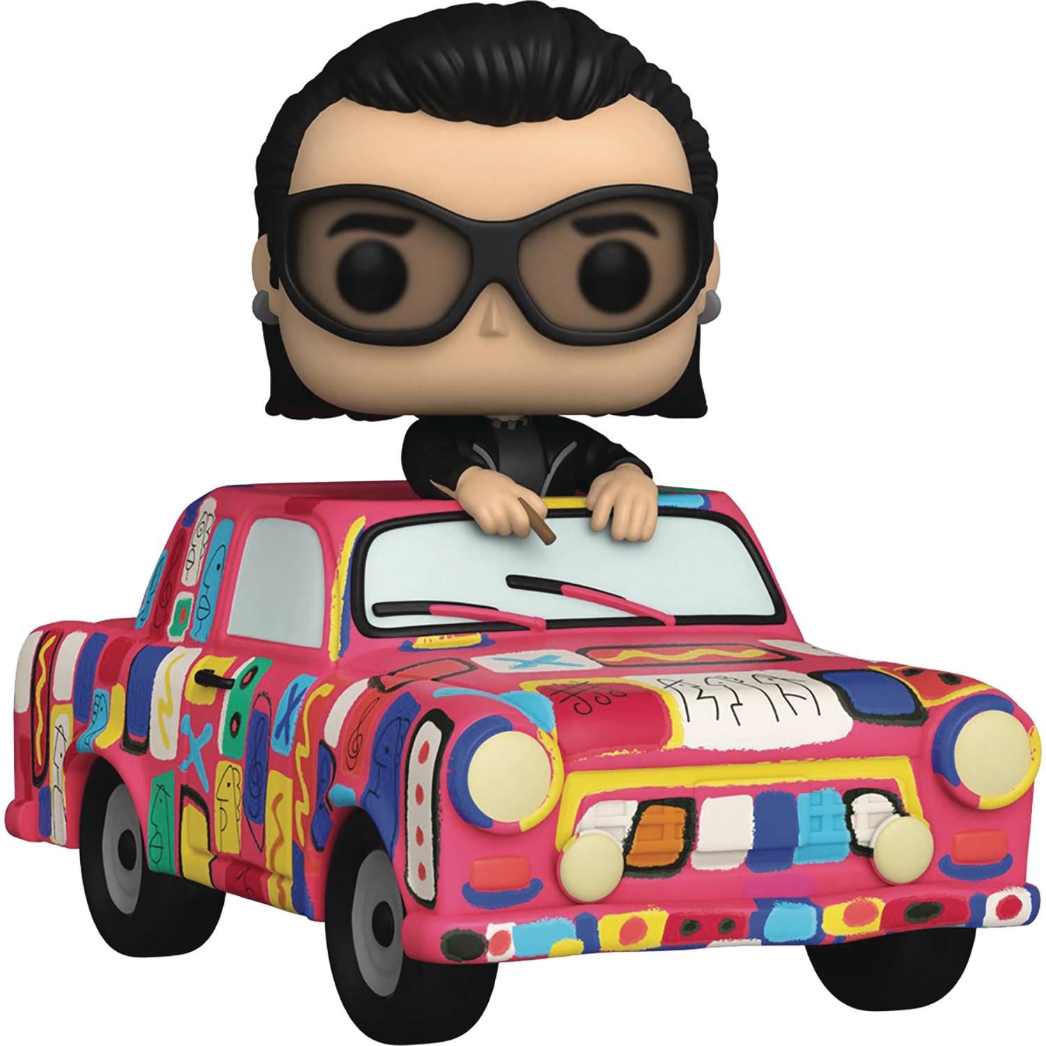 Bono With Achtung Baby Car 293